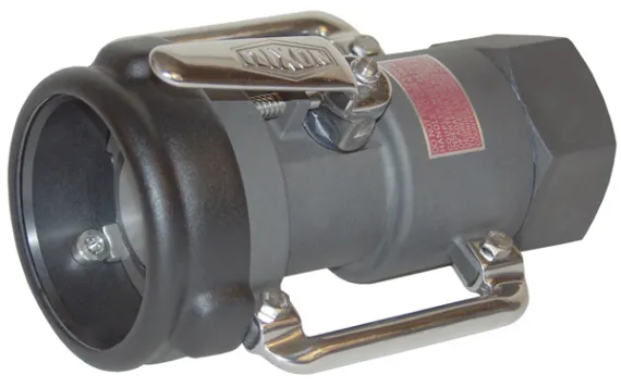 Bayonet Style Dry Disconnect Straight Swivel Coupler x Female NPT