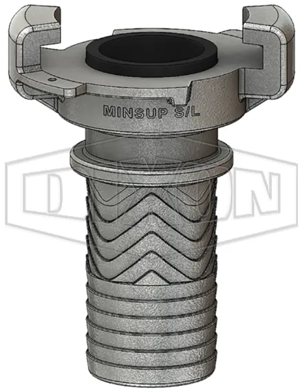 minsup sure-lock hose end cor-o-zig pattern