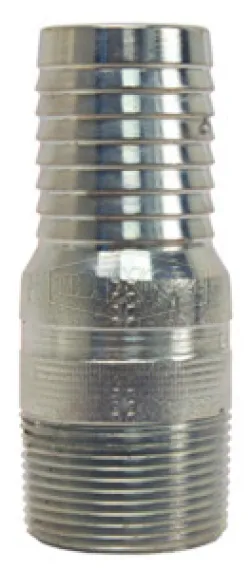 king combination nipple threaded no knurl