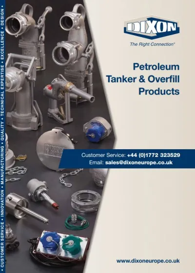 Petroleum Tanker and Overfill Products