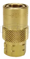 cm series hydraulic coupling industrial mold valved coupler female nptf