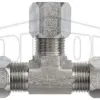 Flareless Bite Male Tube Union Tee